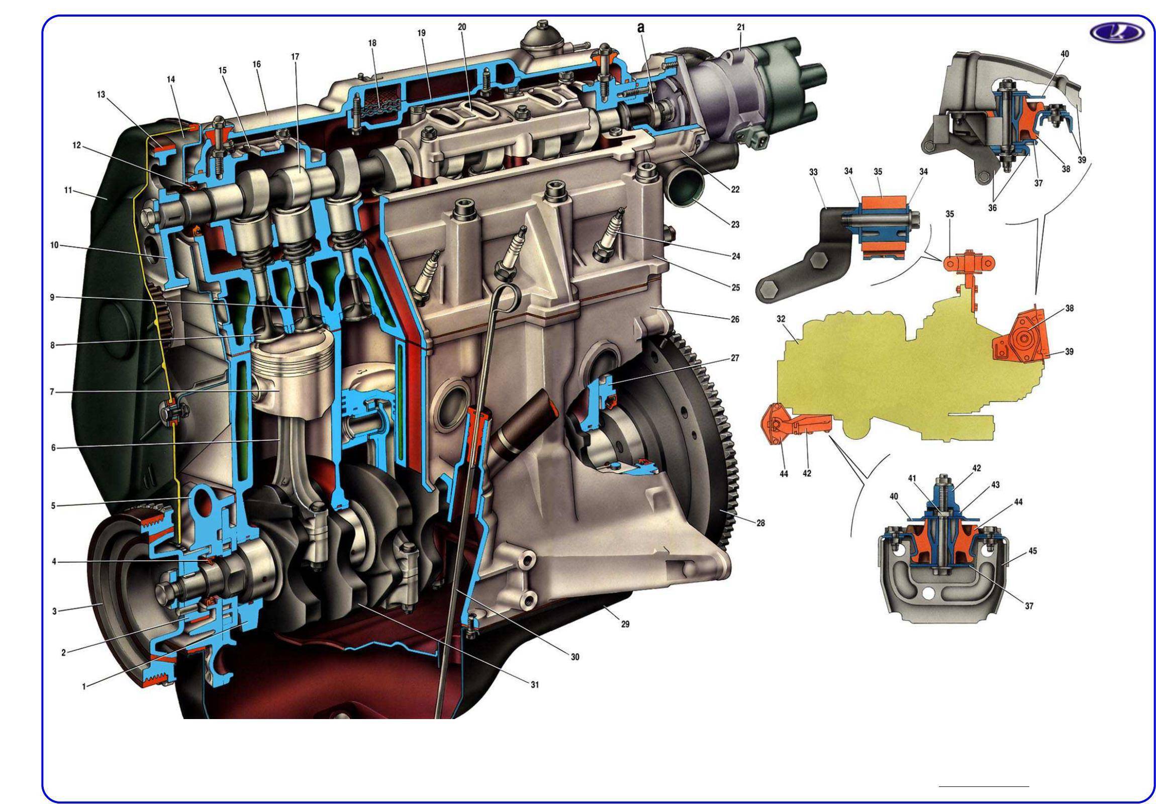 Двигатель ваз 2114 | двигатель ваз-2114 8 и 16 клапанов