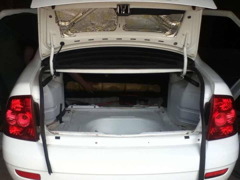 Объем багажника приора седан в литрах