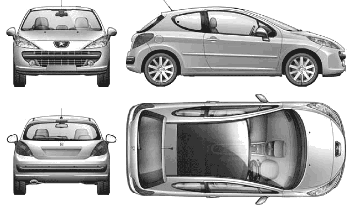 Peugeot 207: поколения, кузова по годам, история модели и года выпуска, рестайлинг, характеристики, габариты, фото - carsweek