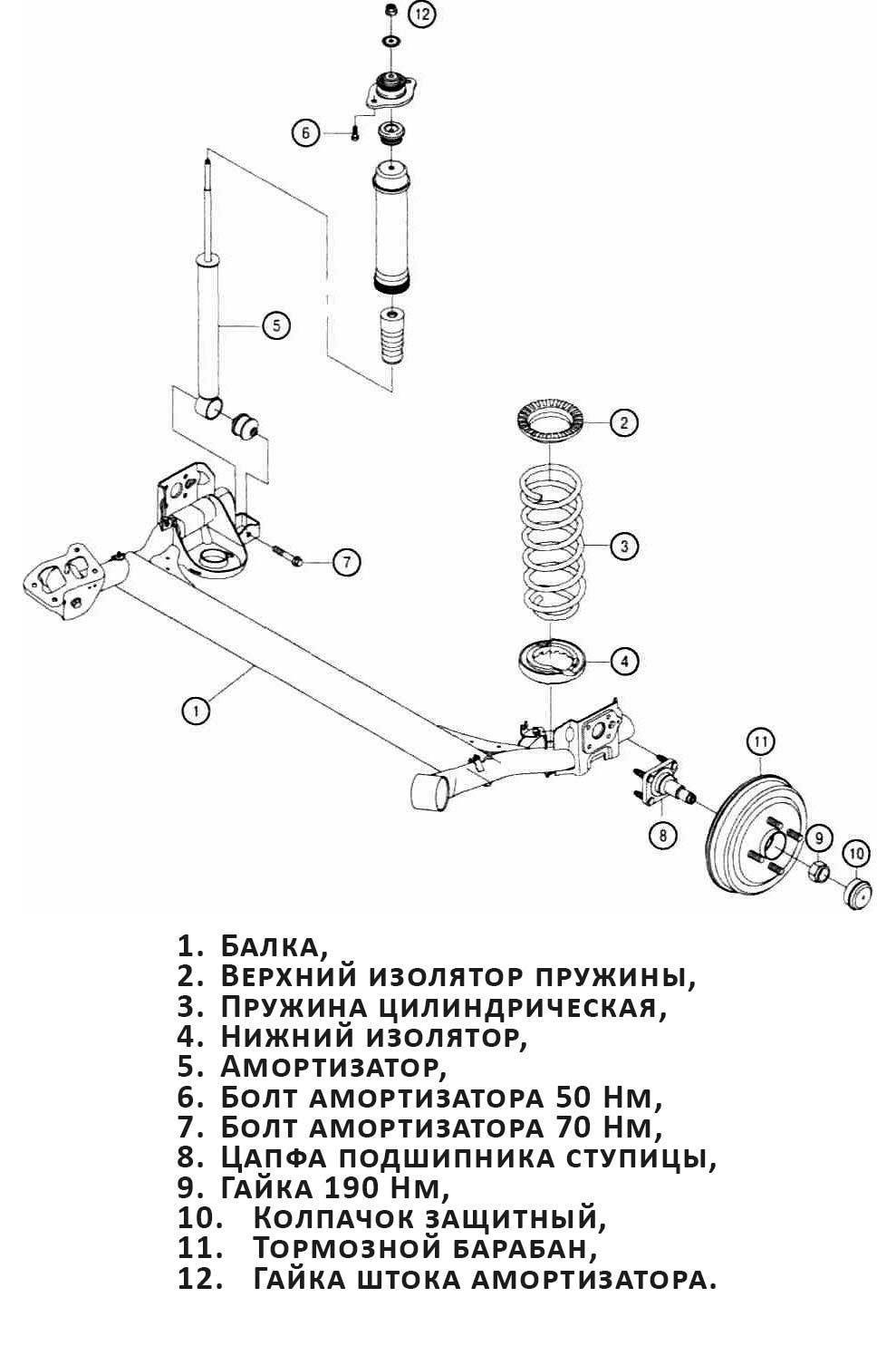 Передняя подвеска шевроле круз подробная схема