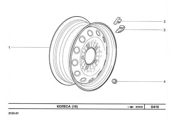 Размеры шин и дисков на chevrolet niva 2020 года