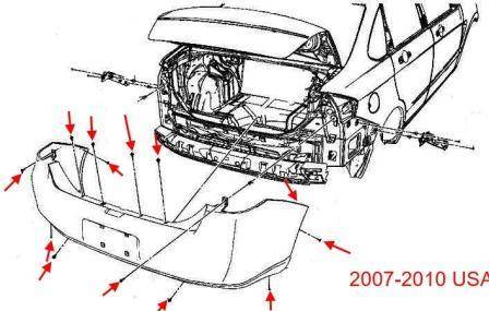Как снять передний бампер на форд фокус 2